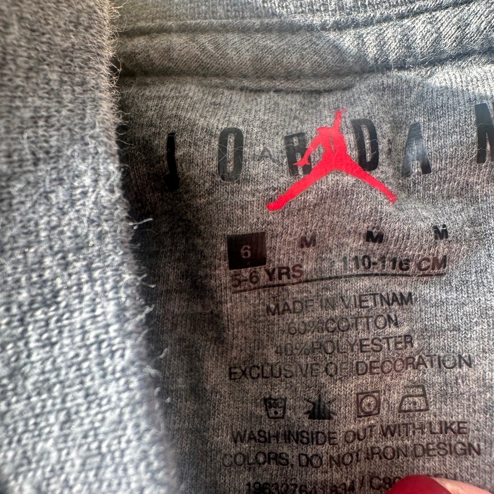 Jordan Essentials Waffle Knit Long Sleeve T-Shirt - Picture 3 of 4